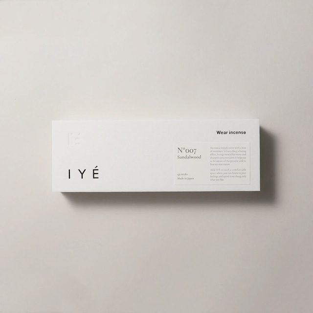 IYE incense No.007 Sandalwood (お香)