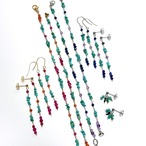 夏ビビッド！ターコイズチップ・繊細ブレスレット