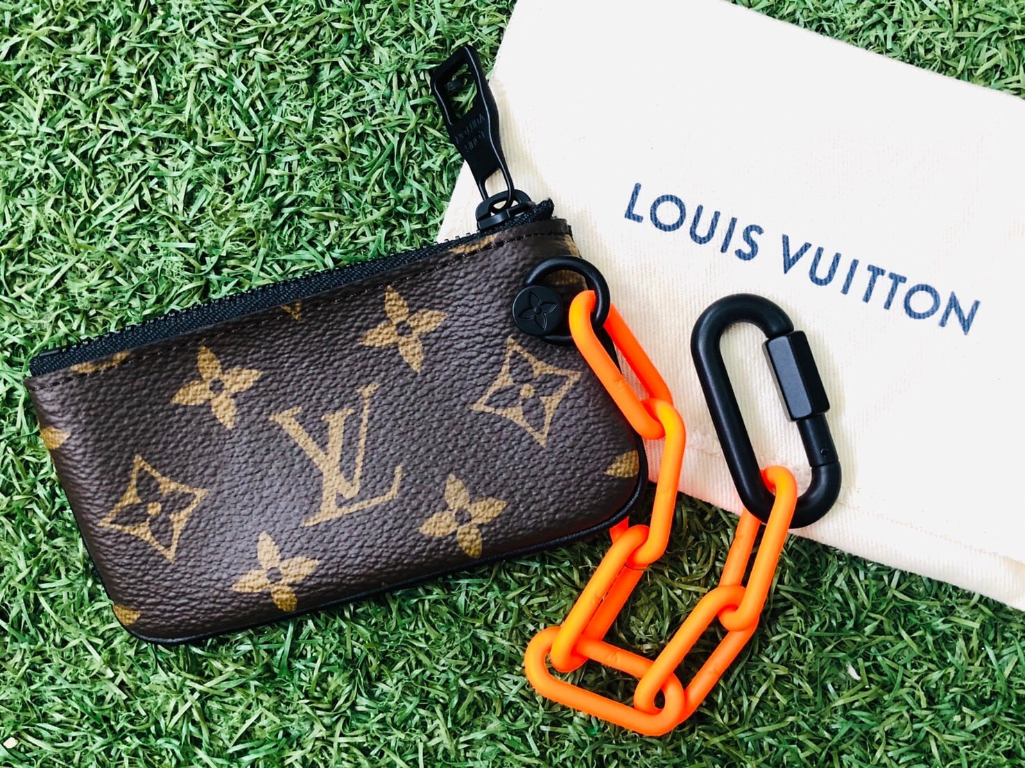 Louis Vuitton Monogram Solar Ray Pochette Cle Key Pouch M44487