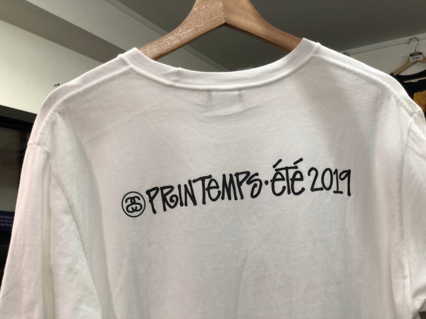 STUSSY PRINTEMPS ETE 2019 CAMPAIGN TEE WHITE MEDIUM 50JG7346  
