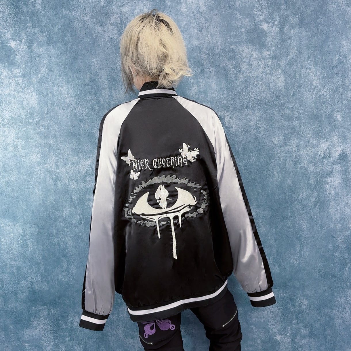 全刺繍DRIPPING EYEスカジャン | NIER CLOTHING
