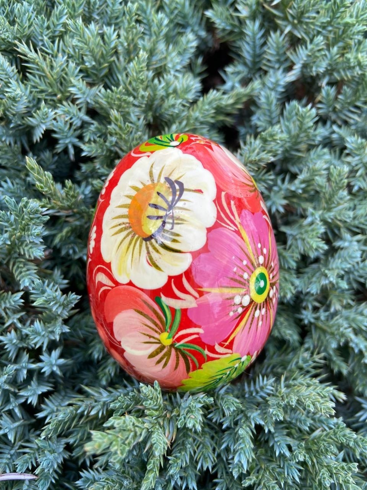 ペトリキウカ塗りのイースター・エッグ　ホメンコ作 - 3