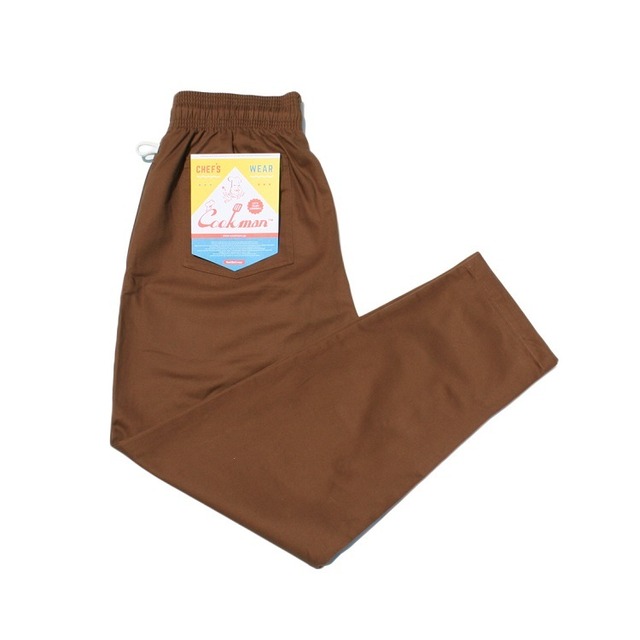 COOKMAN (クックマン) Chef Pants (シェフパンツ) チョコレート  231-92854
