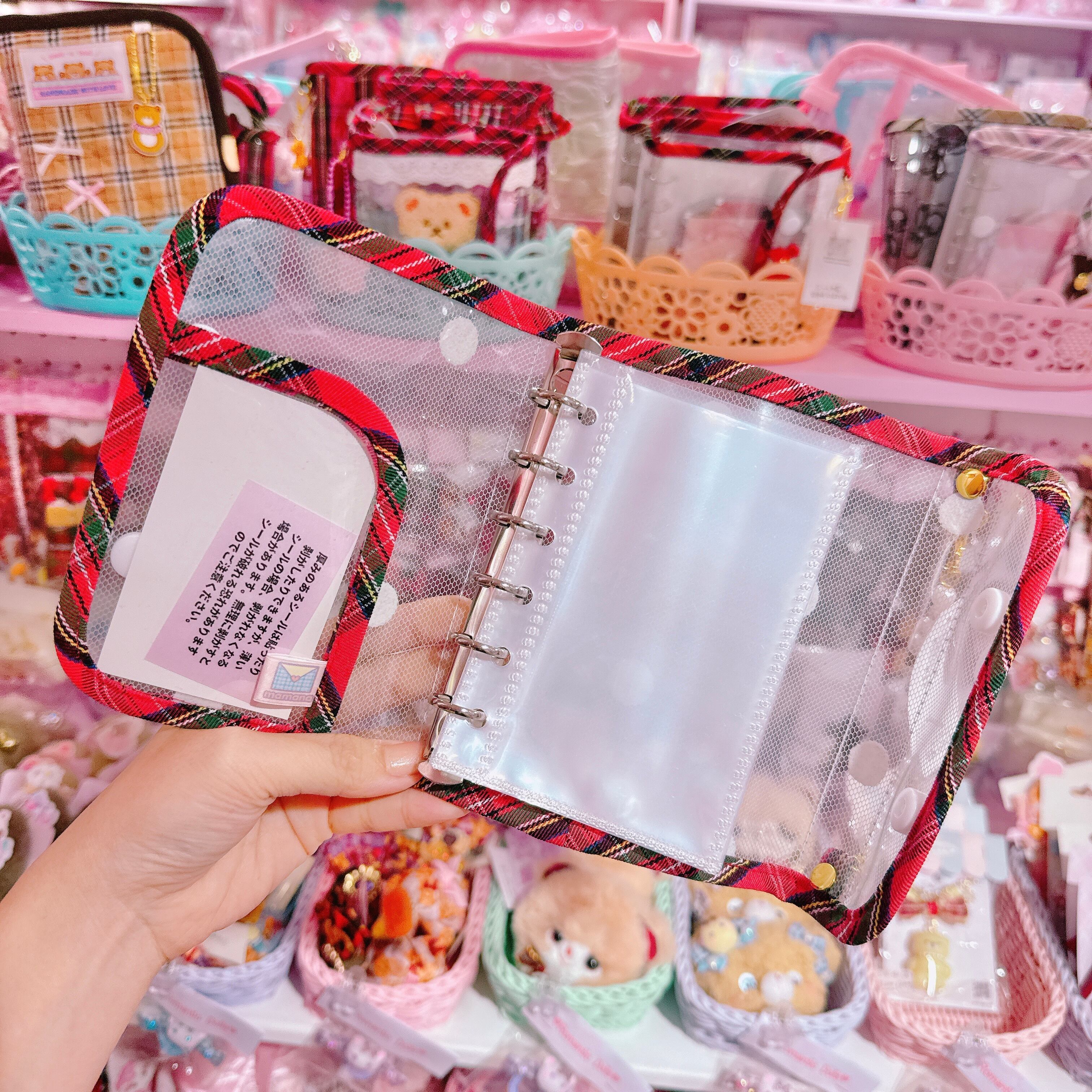 【N4】45-3シール帳ミニ6穴サイズ(台紙10枚セット)