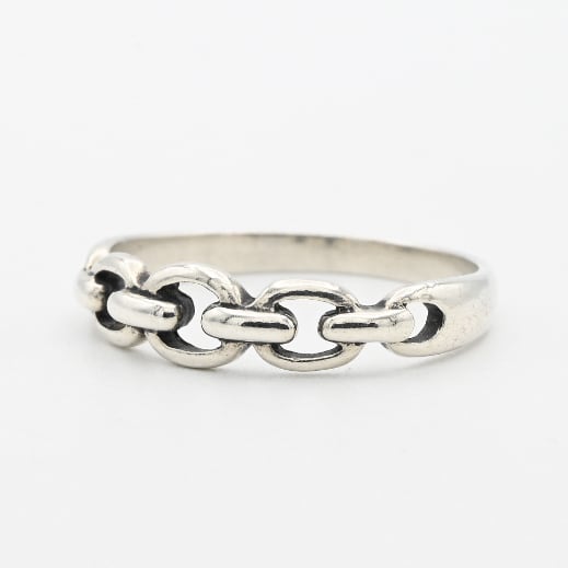 Cutting Out Thin Chain Design Top Ring #15.5 / Denmark