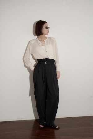 【追加予約】sizeless tapered pants(black)8月下旬頃から9月上旬頃発送