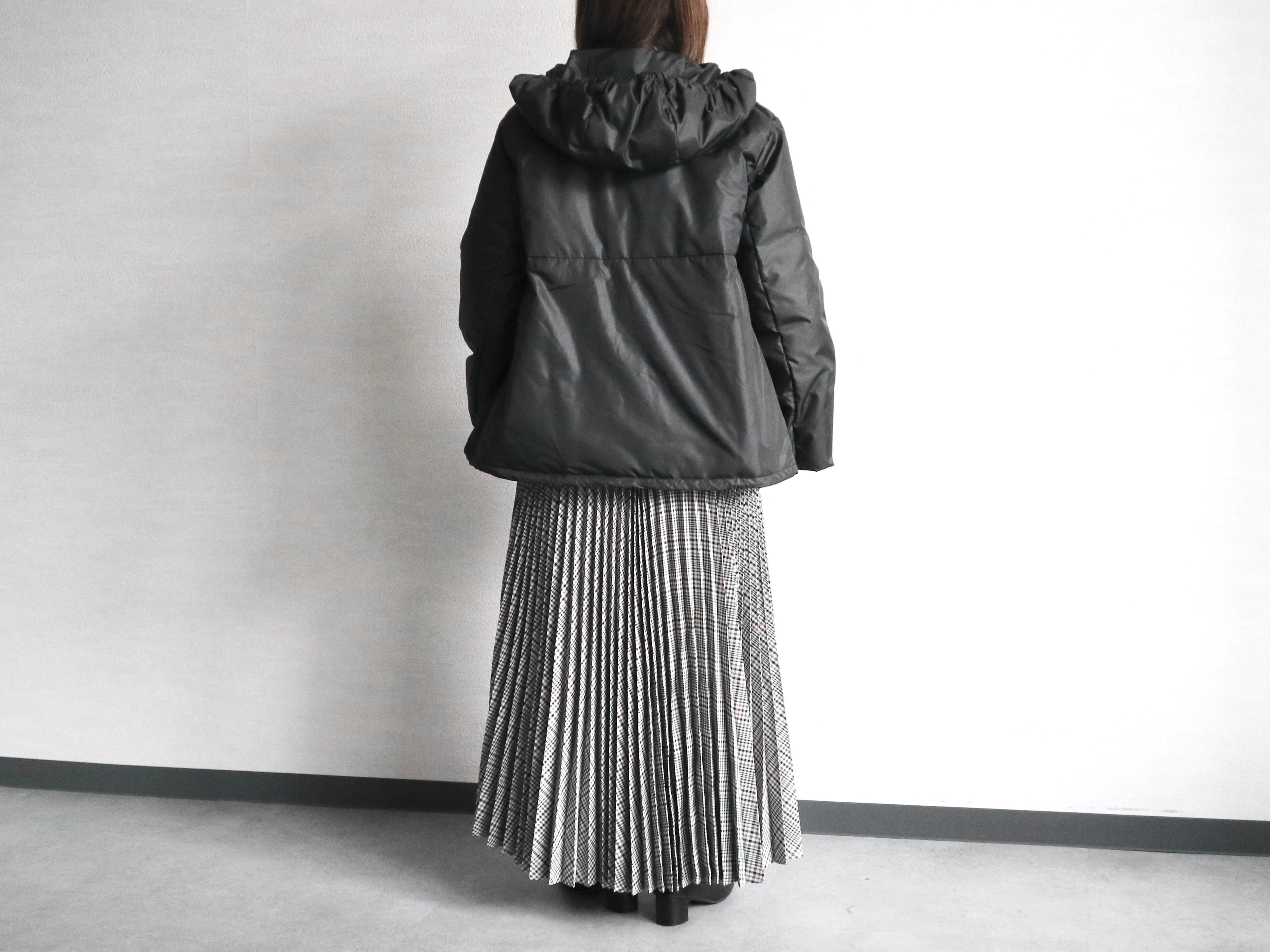 mizuiro ind ミズイロインド】HOODED DOWN JACKET フーデット mizuiro ind ミズイロインド】HOODED DOWN JACKET フーデット
