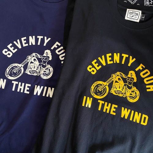 Tシャツ/ SEVENTY FOUR(セブンティーフォー) / T-SHIRT(IN THE WIND)(STF26SF9)