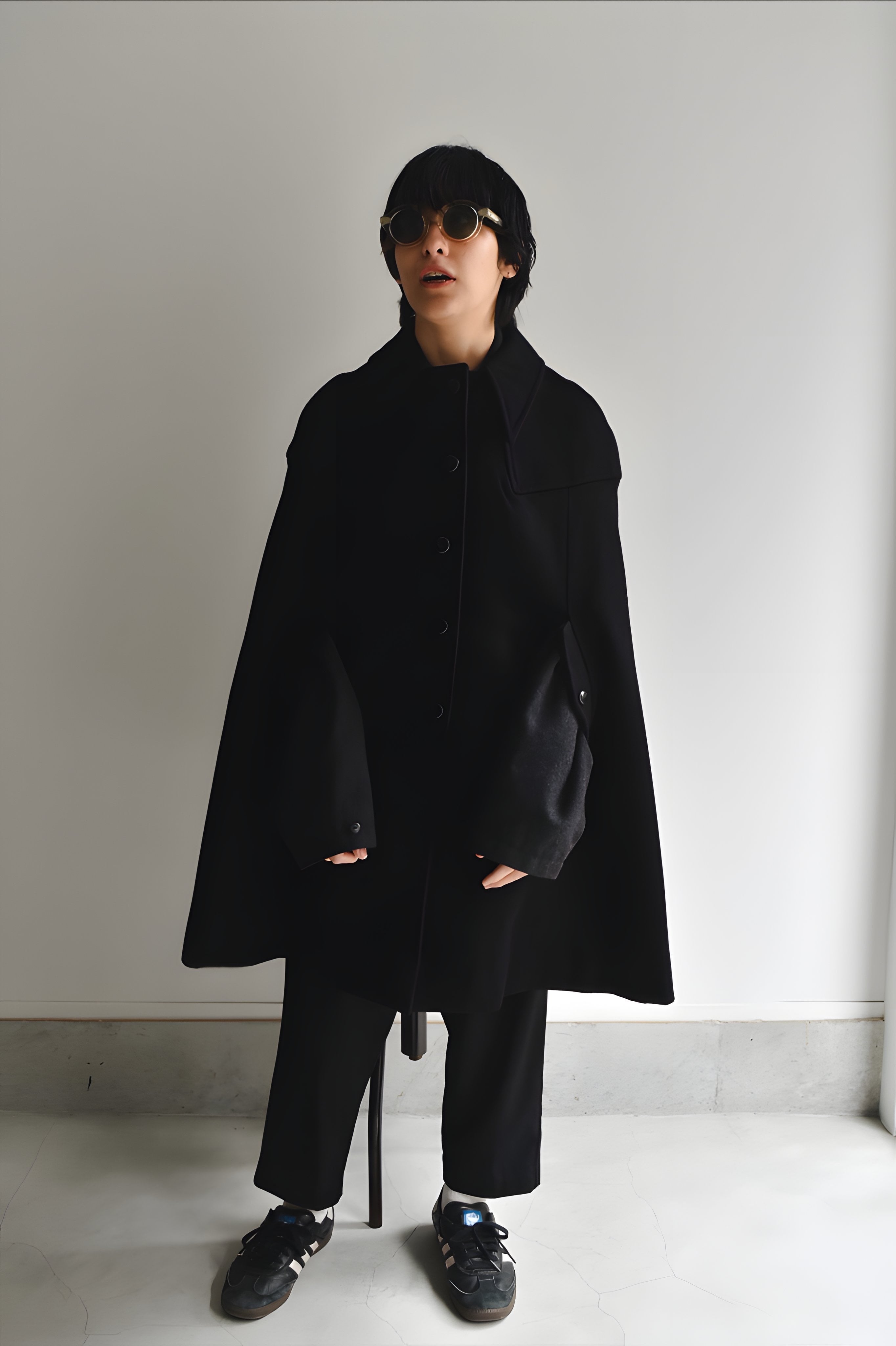 ビンテージ ウール ケープコート / vintage wool cape coat | NVC vintage