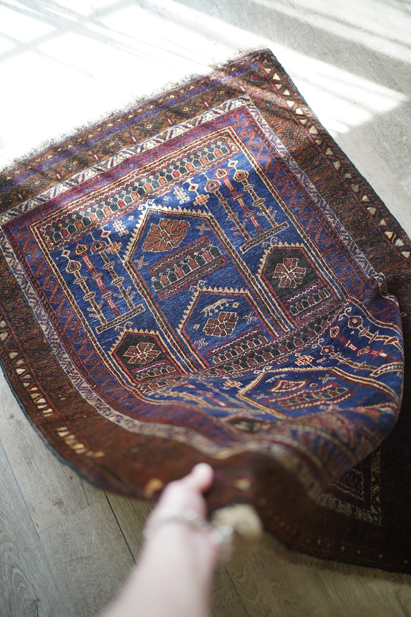 225】Vintage Afghan Baluch rug 1960's | ヴィンテージラグ専門店