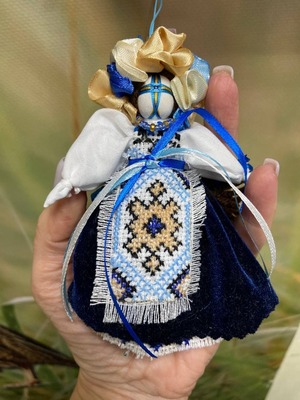 UA.Designer手作りモタンカ 12cm（ウクライナの御守り）