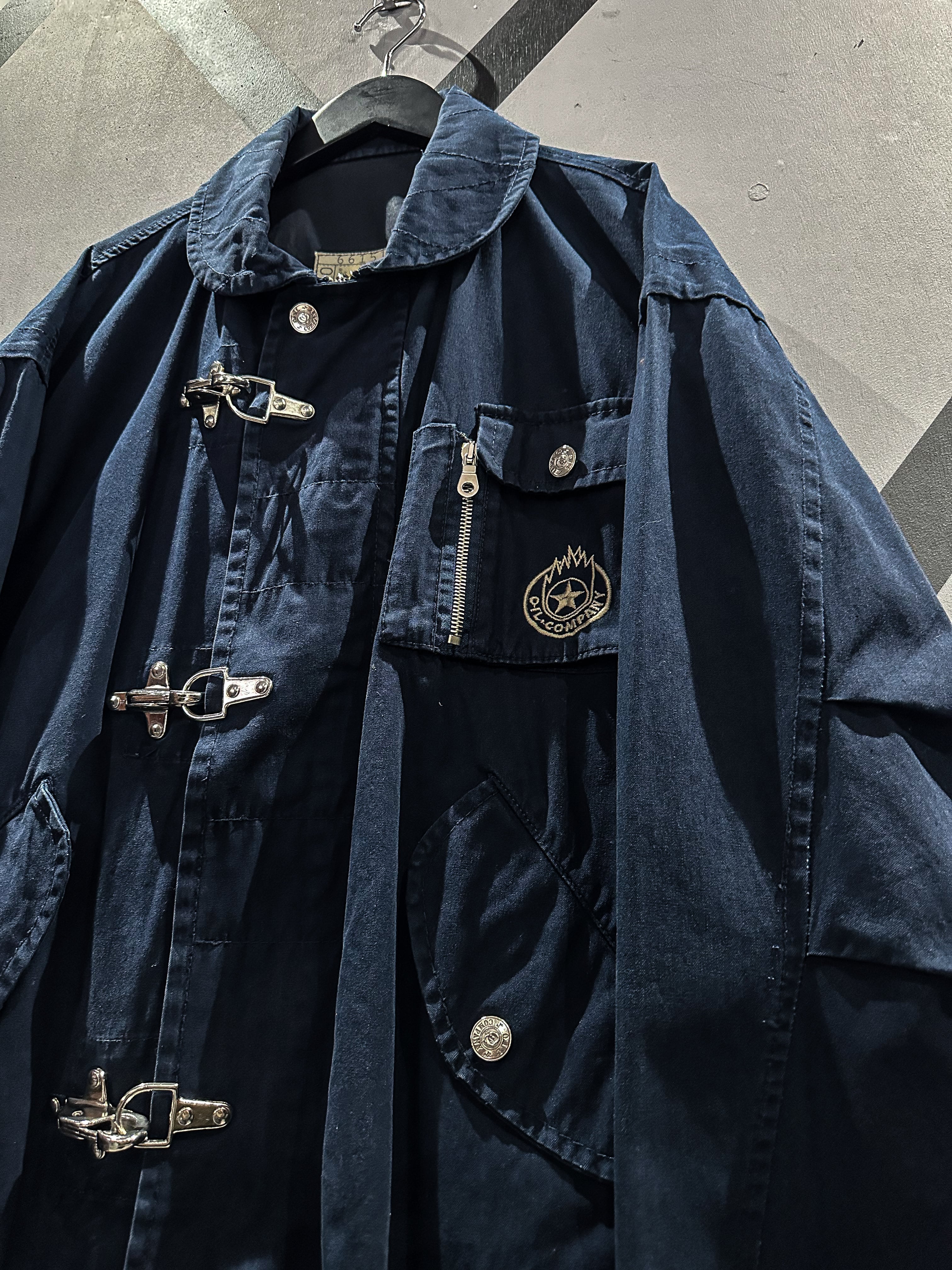 X VINTAGE】Fireman Buckle Gimmick Vintage Short Jacket