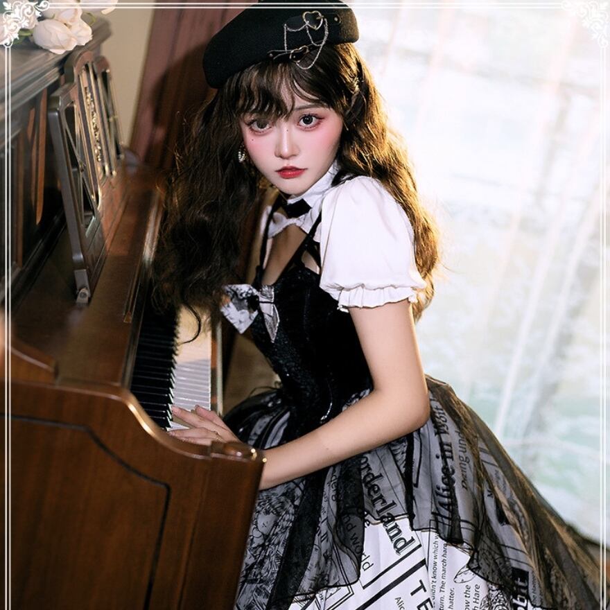 Romantic Ribbonジャンパースカート