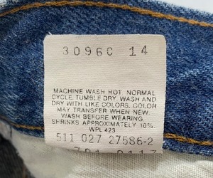 M-213   リーバイス Levis701古着 1987年米国製刻印511