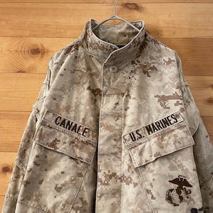 【USA古着】米軍実物 海兵隊 ミリタリージャケット コンバットユニフォーム デジカモ柄 BDU jacket USA MARINES アメリカ古着