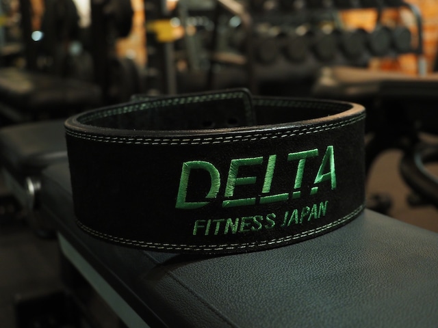 DELTA FITNESS オリジナル レザーリフティングベルト