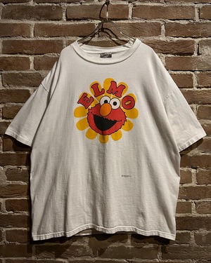 【Caka act3】"SESAME STREET" 90's Character Design Vintage Loose T-Shirt