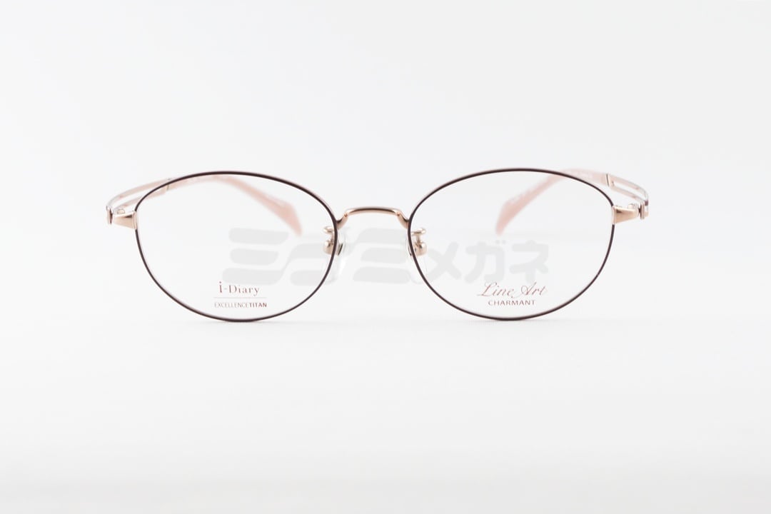 Line Art メガネ Brio XL1656 BP オーバル メタル チタン ブリオ