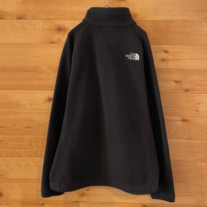 【THE NORTH FACE】フリースジャケット ブルゾン フルジップ 刺繍ロゴ バックロゴ US古着