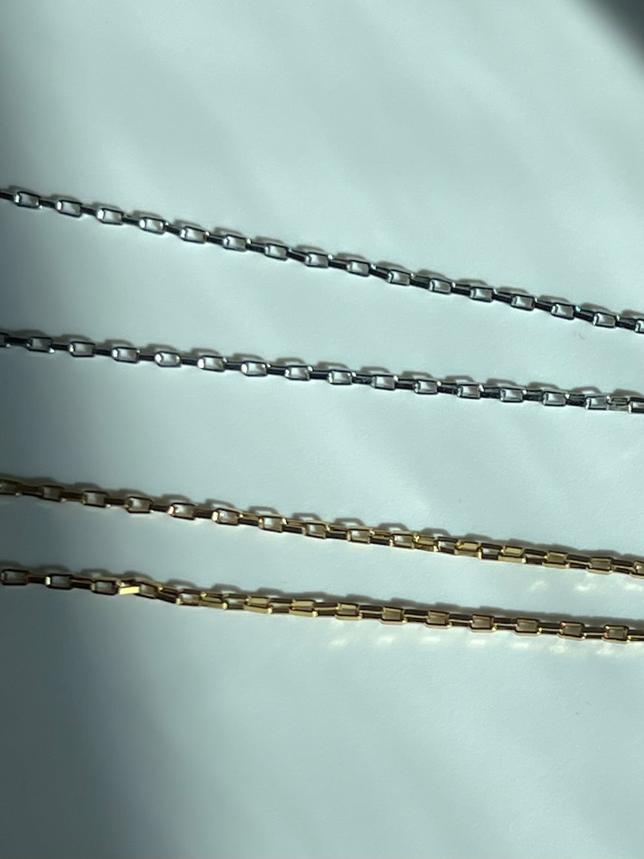 Fine link necklace