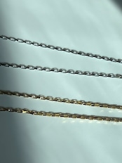 Fine link necklace