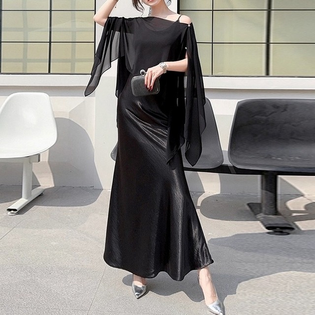 Sleeveless Mermaid Long Dress　　V2828