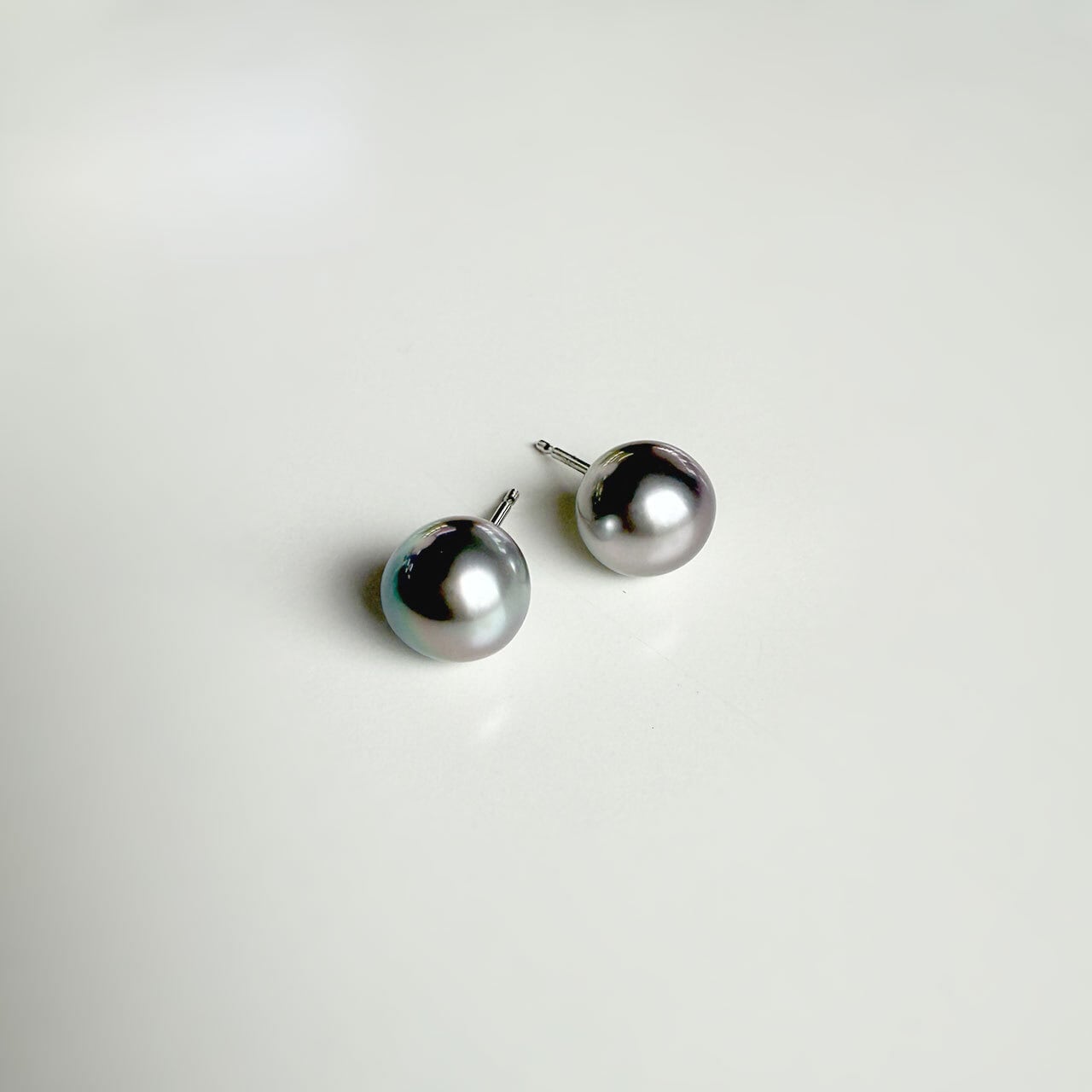 Pt900 淡水ケシパール ピアス | atelier-N2