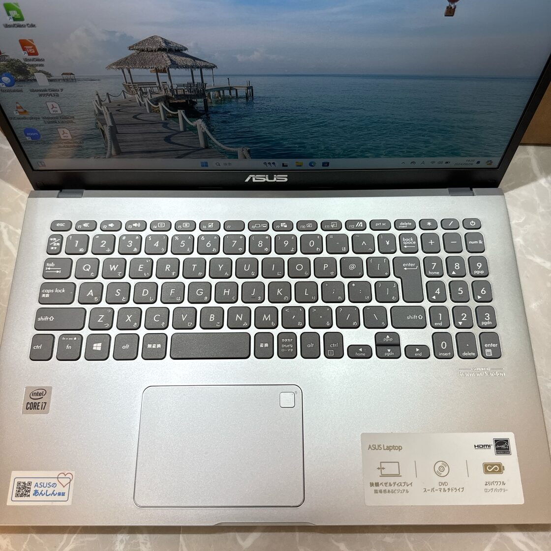 2020年式 ASUS X545FA 第10世代Core i7/メモリ8GB/SSD 512GB/15.6 