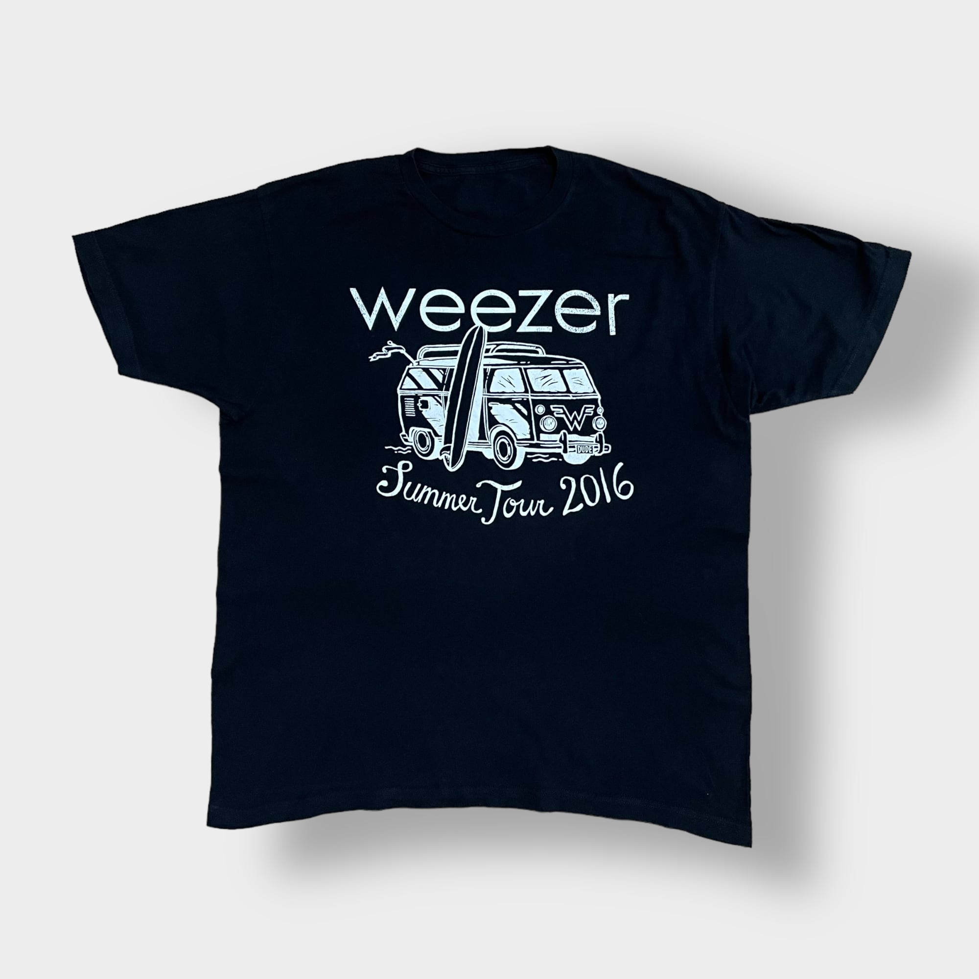 【TULTEX】weezer ウィーザー バンドTシャツ ツアーTシャツ バンt ロックt プリント ロゴ サーフボード ワーゲンバス XL相当 半袖  US古着 | 古着屋手ぶらがbest powered by BASE