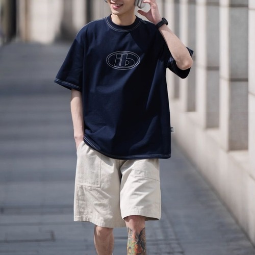 【BELLKEN】Loose Crew Neck T-Shirt