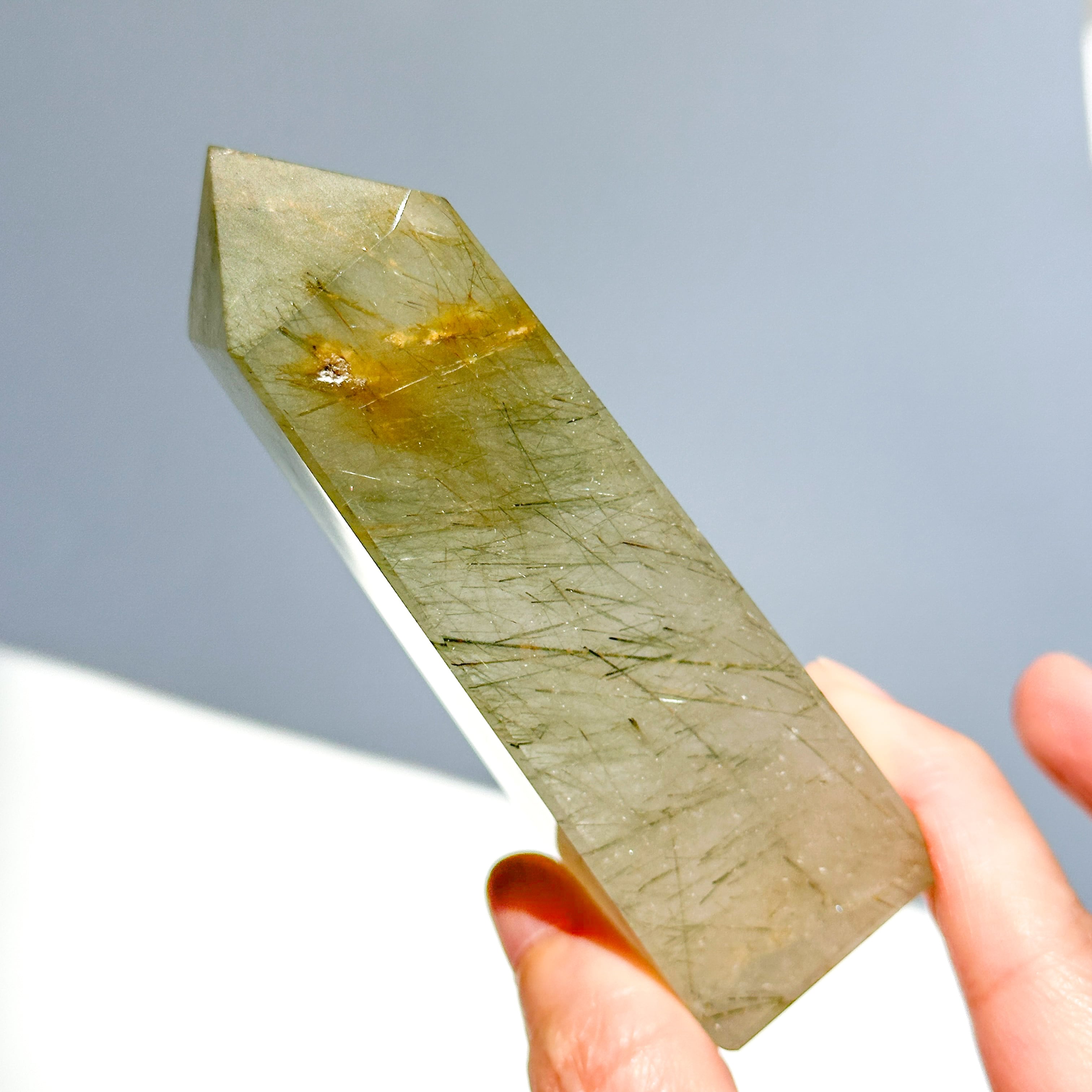 マルチルチルクォーツ タワー 11◇ Multi-Rutile Quartz ◇天然石