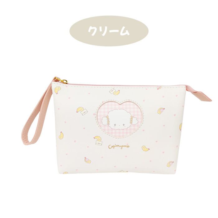 サンリオ こぎみゅん ダブルポーチ 小物入れ 大き目 大きめ 化粧ポーチ メイクポーチ コスメポーチ ポーチ 小物収納 ファスナー レディース キッズ 機能的 便利 収納 ギフト プレゼント エビフライ グッズ キャラクター ピンク ホワイト かわいい おしゃれ 大人 S Ard