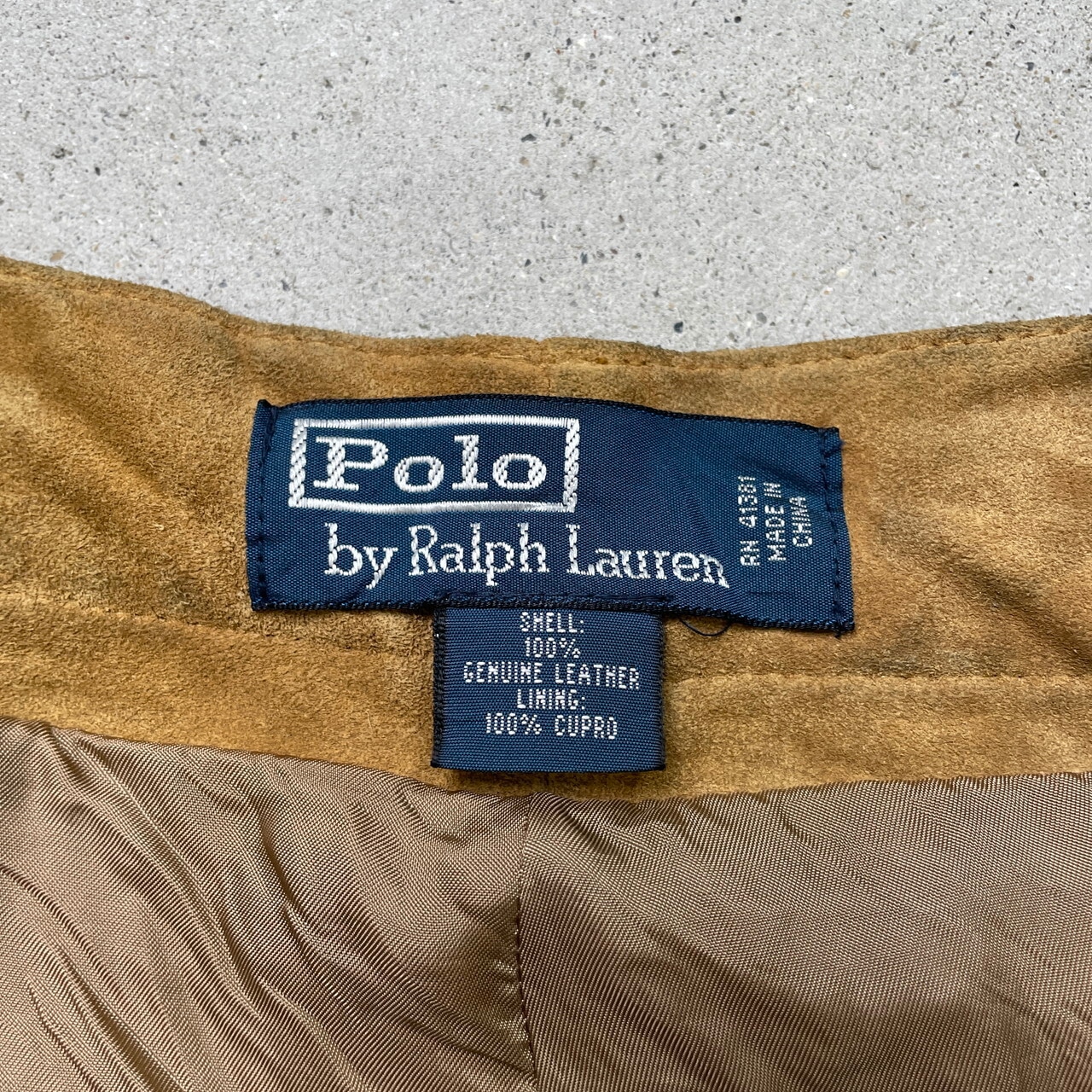 90年代 Polo by Ralph Lauren ポロバイラルフローレン スエードレザー 