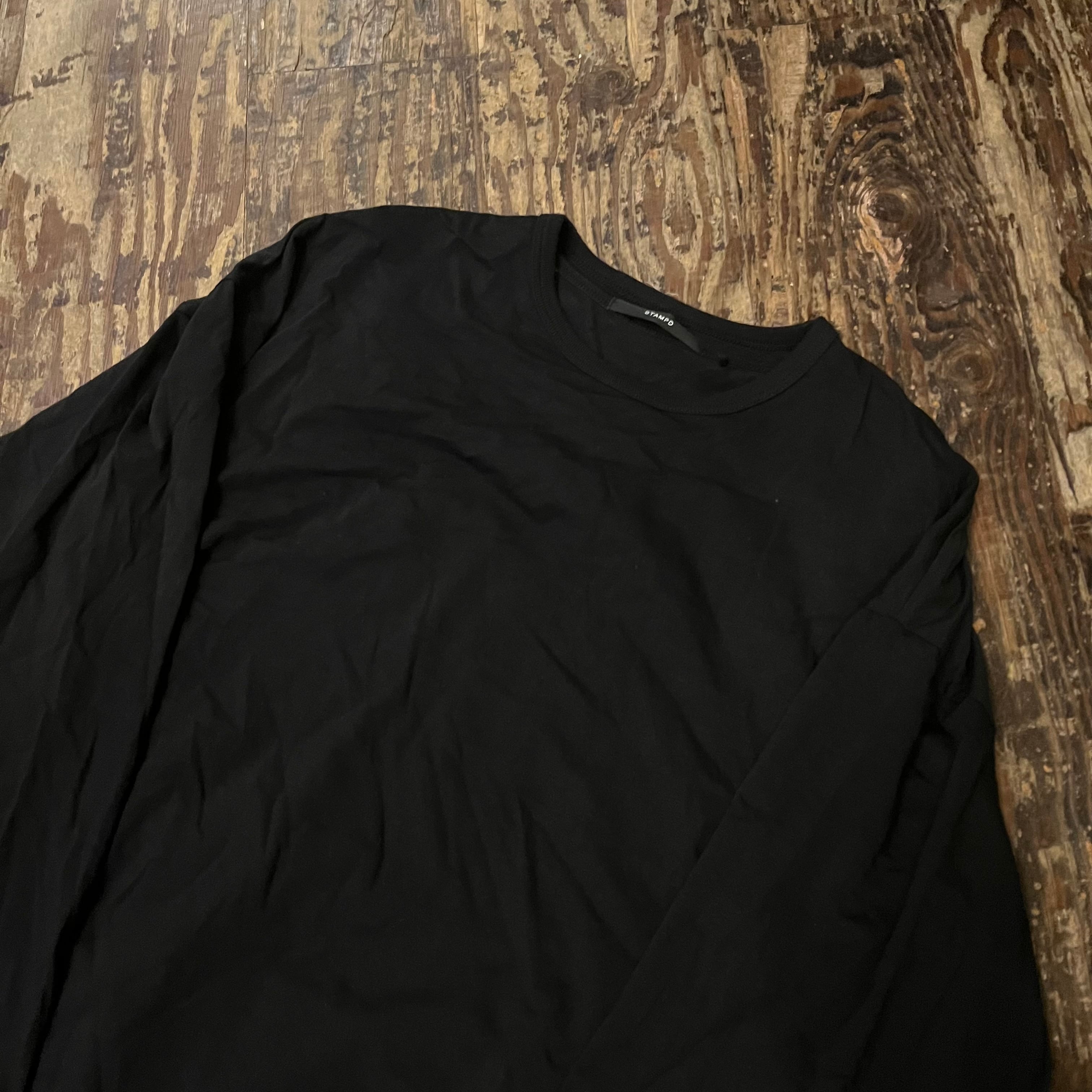 STAMPD スタンプド レイヤード長袖Tシャツ ブラック sizeM 【代官山11