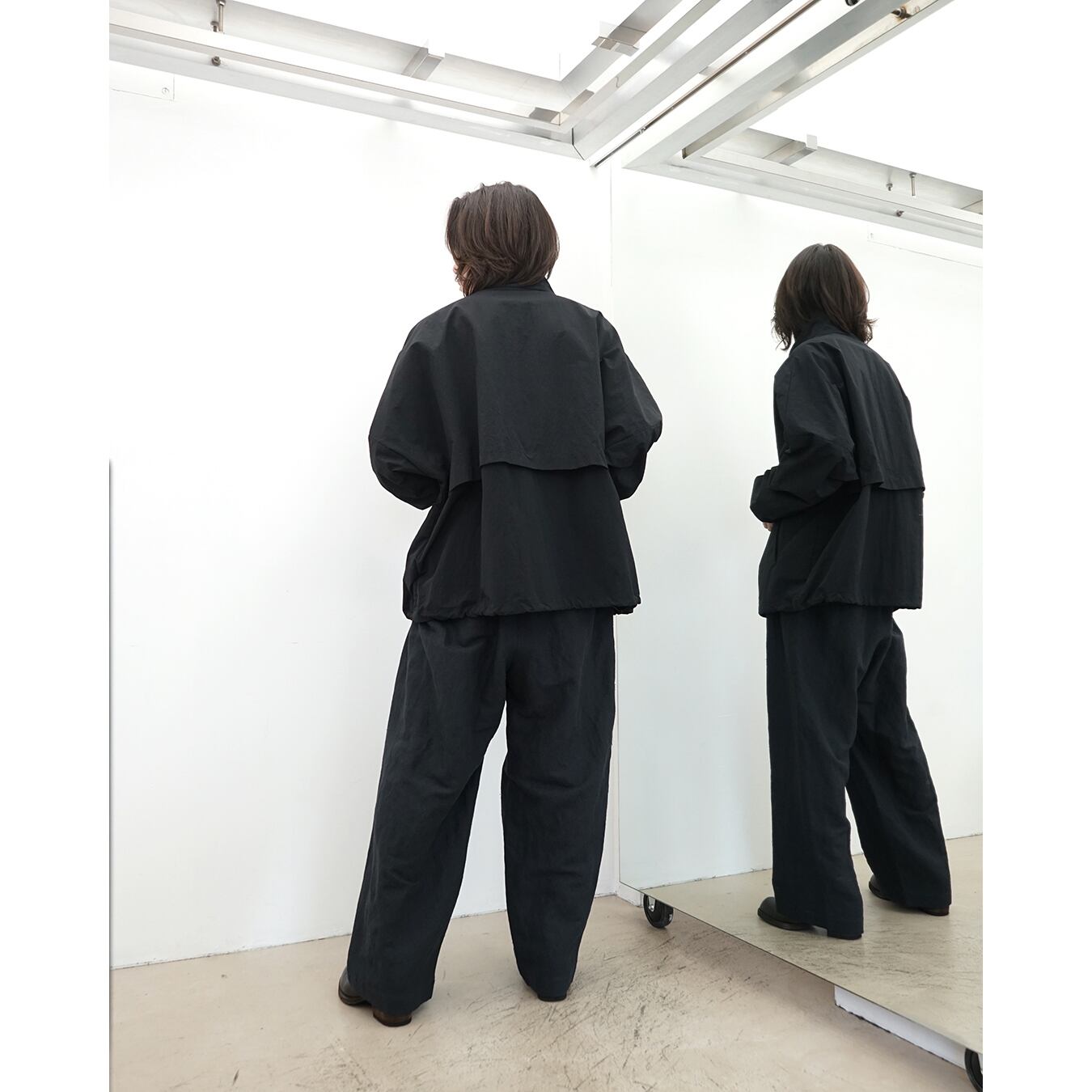 Blanc YM] (ブランワイエム) BL-25S-LSOP Linen Silk Oversize Pants