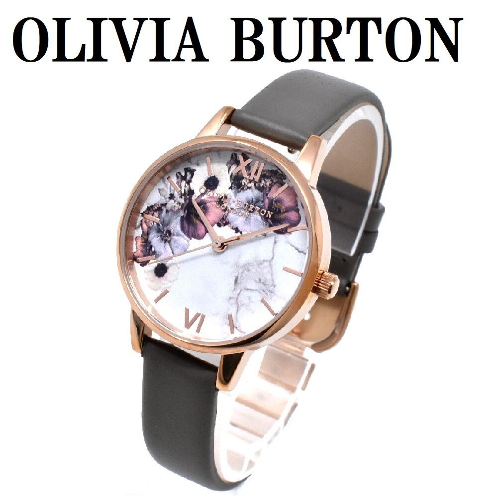 OLIVIA BURTON QUARTZ ANALOG WATCH OB16AM100 BLACK オリビアバートン 腕時計 クォーツ アナログ 電池式 ウォッチ レディース フラワー ブラック OLIVIA BURTON QUARTZ ANALOG WATCH OB16AM100 BLACK オリビアバートン