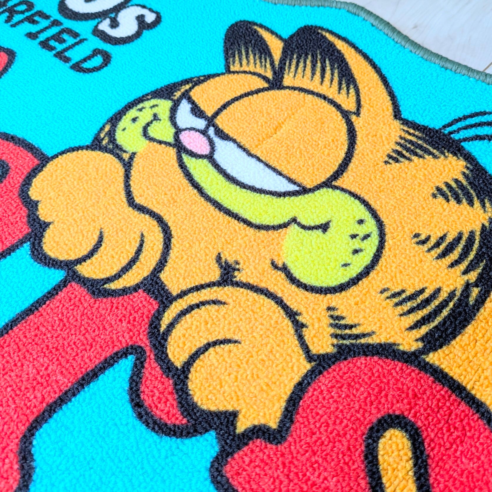 【 Garfield（ ガーフィールド ） 】American MAT ( 裏面滑り止め加工 ) / キッチンマット / ふかふかマット / フロアマット / バス / エントランス / ロングバージョン〚アメリカン雑貨 アメトイ〛
