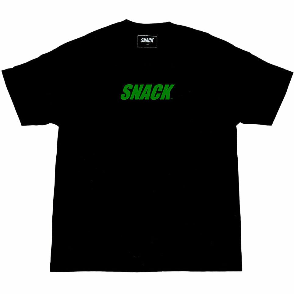 Snack Skateboards【CAPS LOCK TEE - BLACK】
