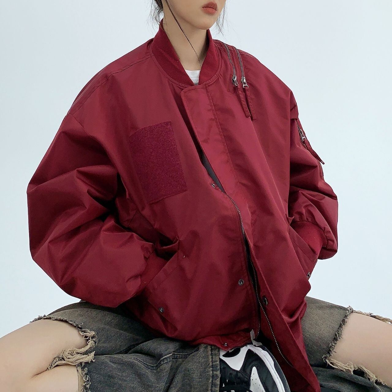 ルーズフィットストリートMA1 2col R00903