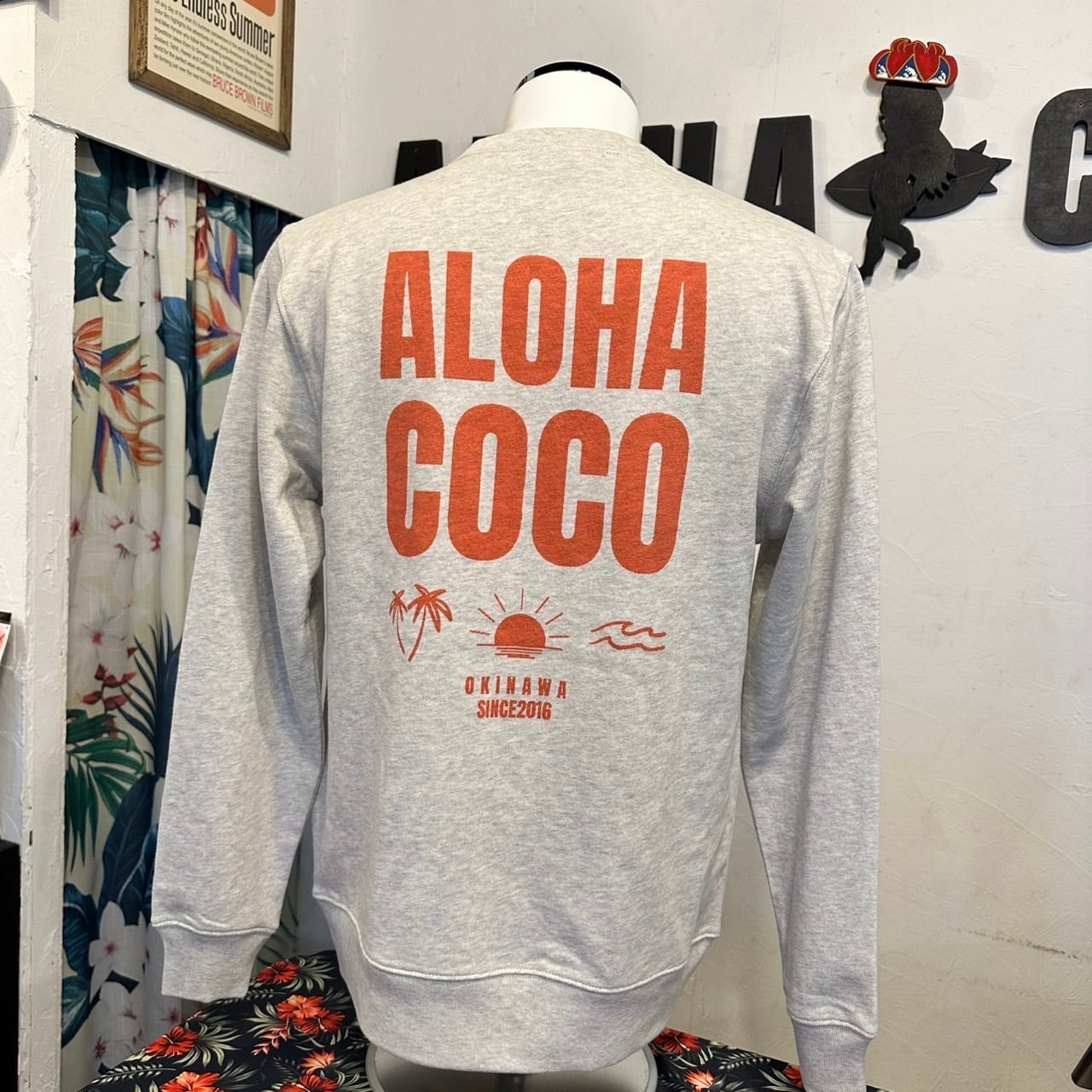 ALOHACOCOクールネックスウェット(オートミール)