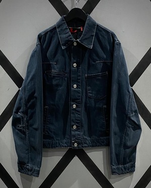 【X VINTAGE】Various Gimmick Vintage Tracker Denim Jacket
