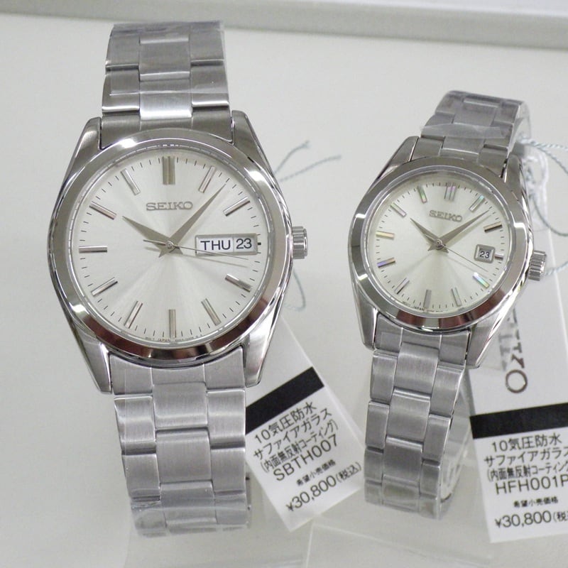 SEIKO セイコーセレクション SBTH007&HFH001P シャンパンゴールド ペア