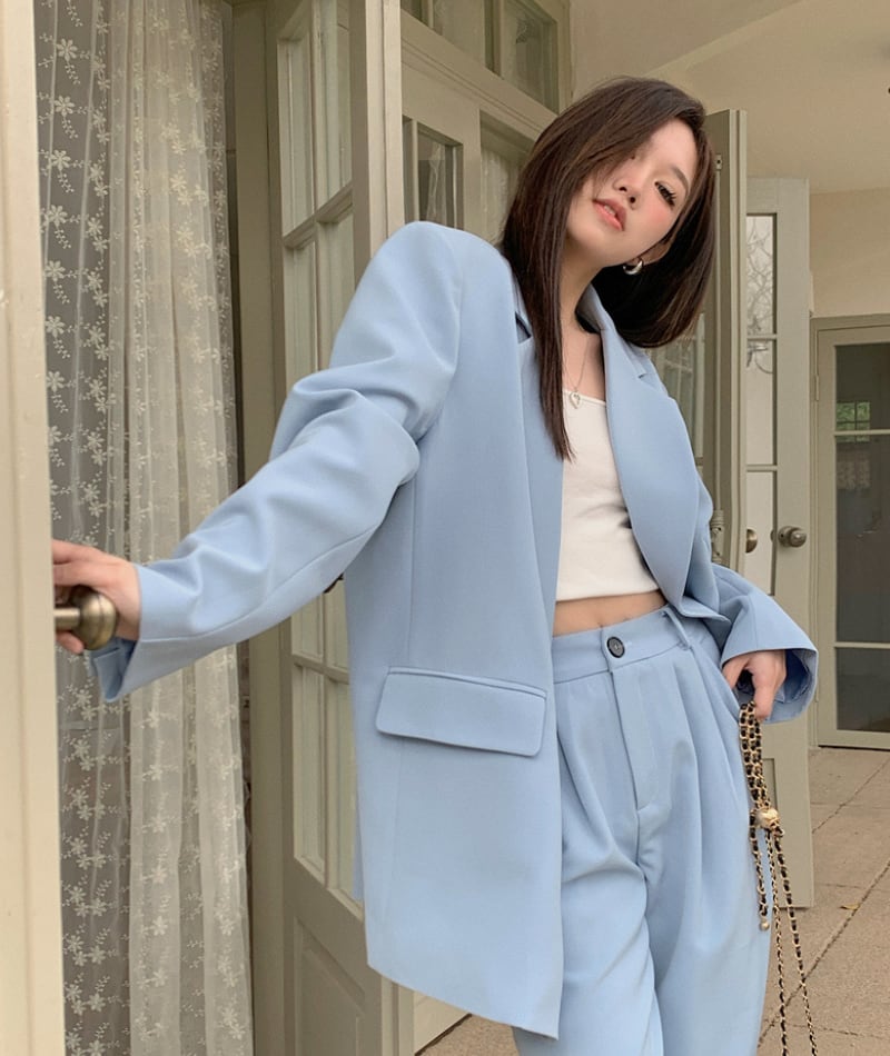 クールに仕上げる♪ オーバーサイズ ジャケット スラックス ワイド