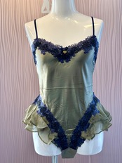 シルクwith macramè　ボディ　ツインセット　