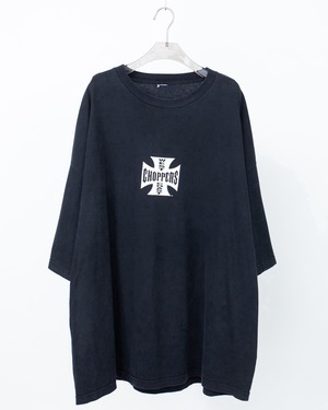 "WEST COAST CHOPPERS" extra over size both side print T-shirt