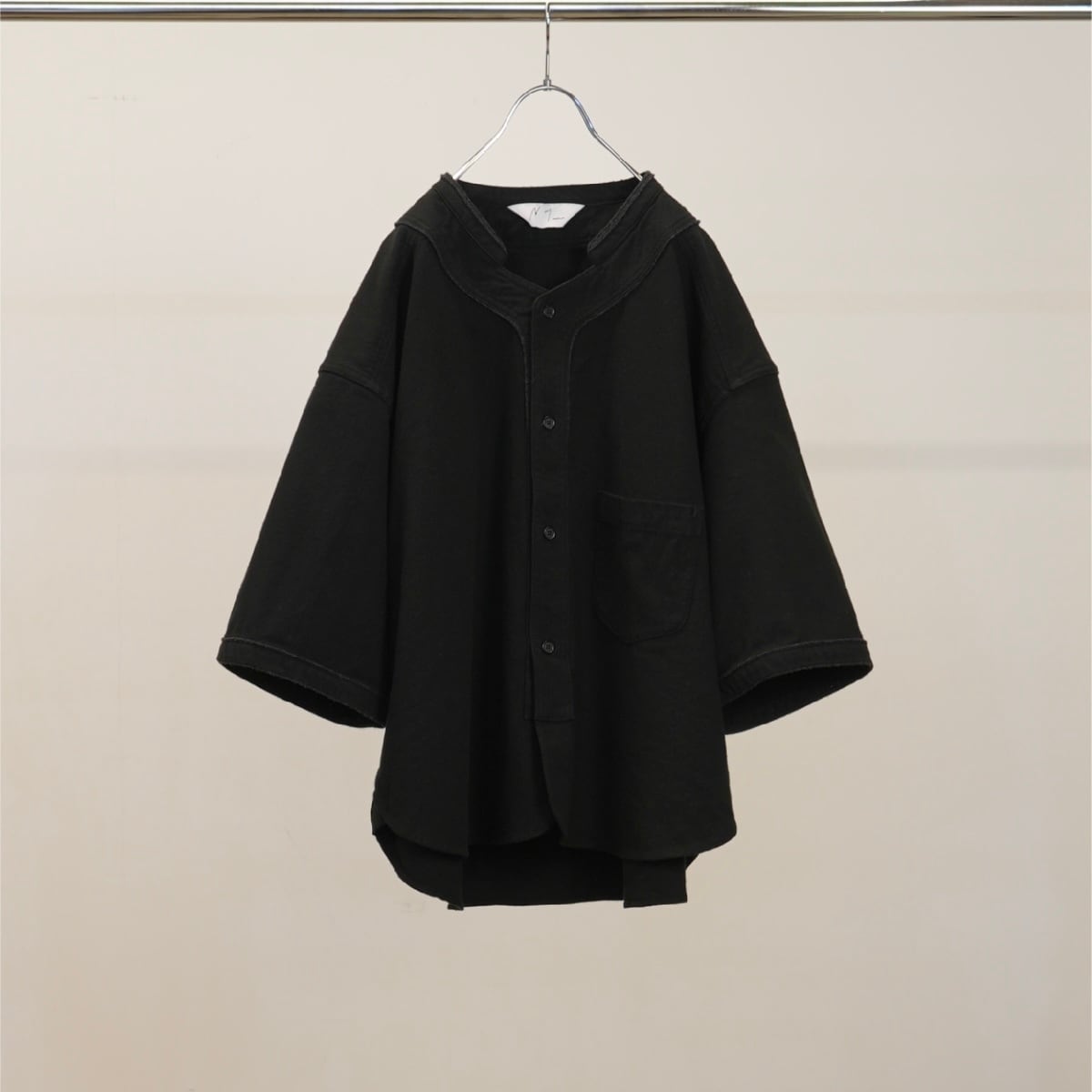 ANCELLM】 BASEBALL SHORT SLEEVE SHIRT 