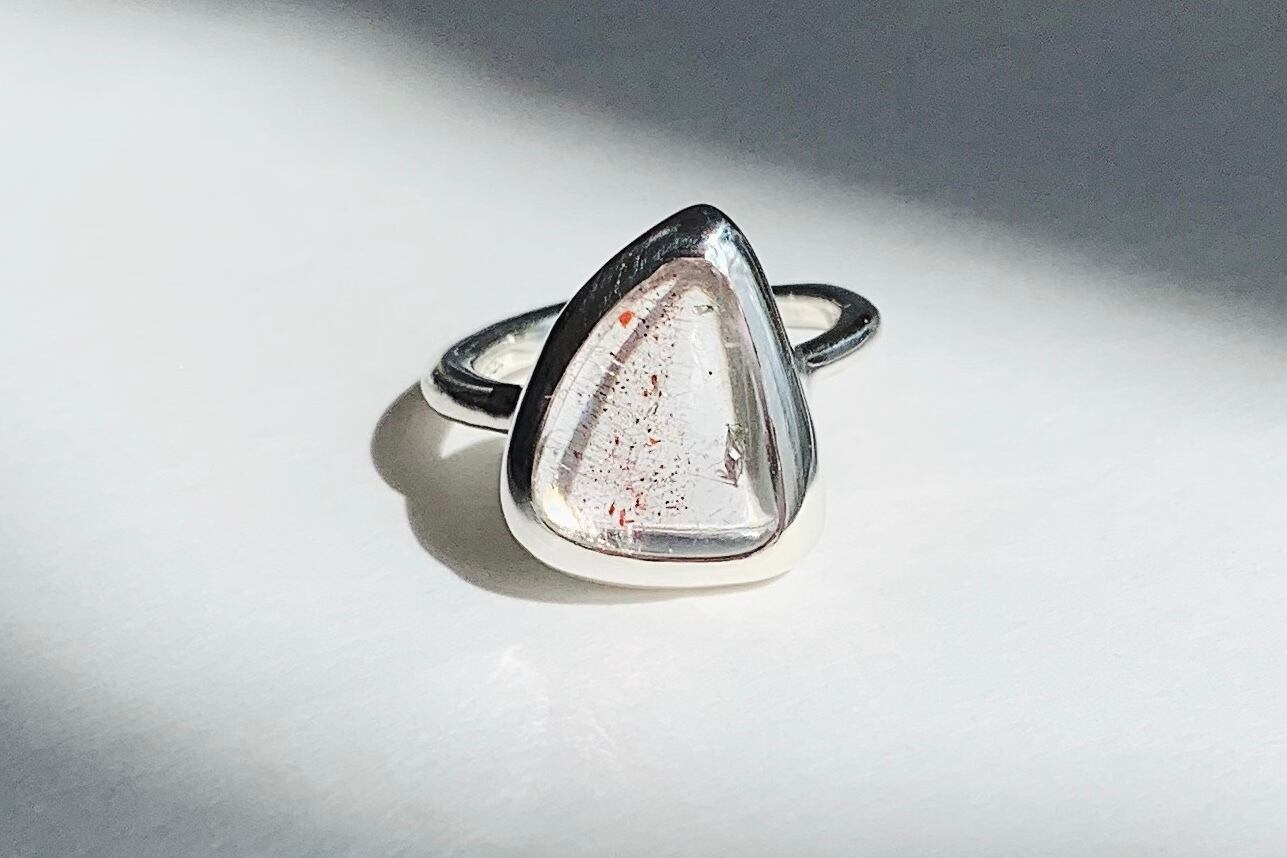 扉 レピドクロサイトインクォーツ リング silver no,174