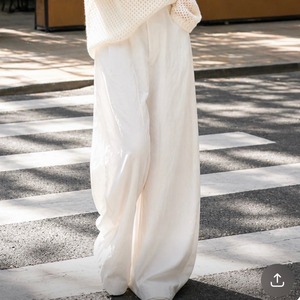 美シルエットワイドパンツ