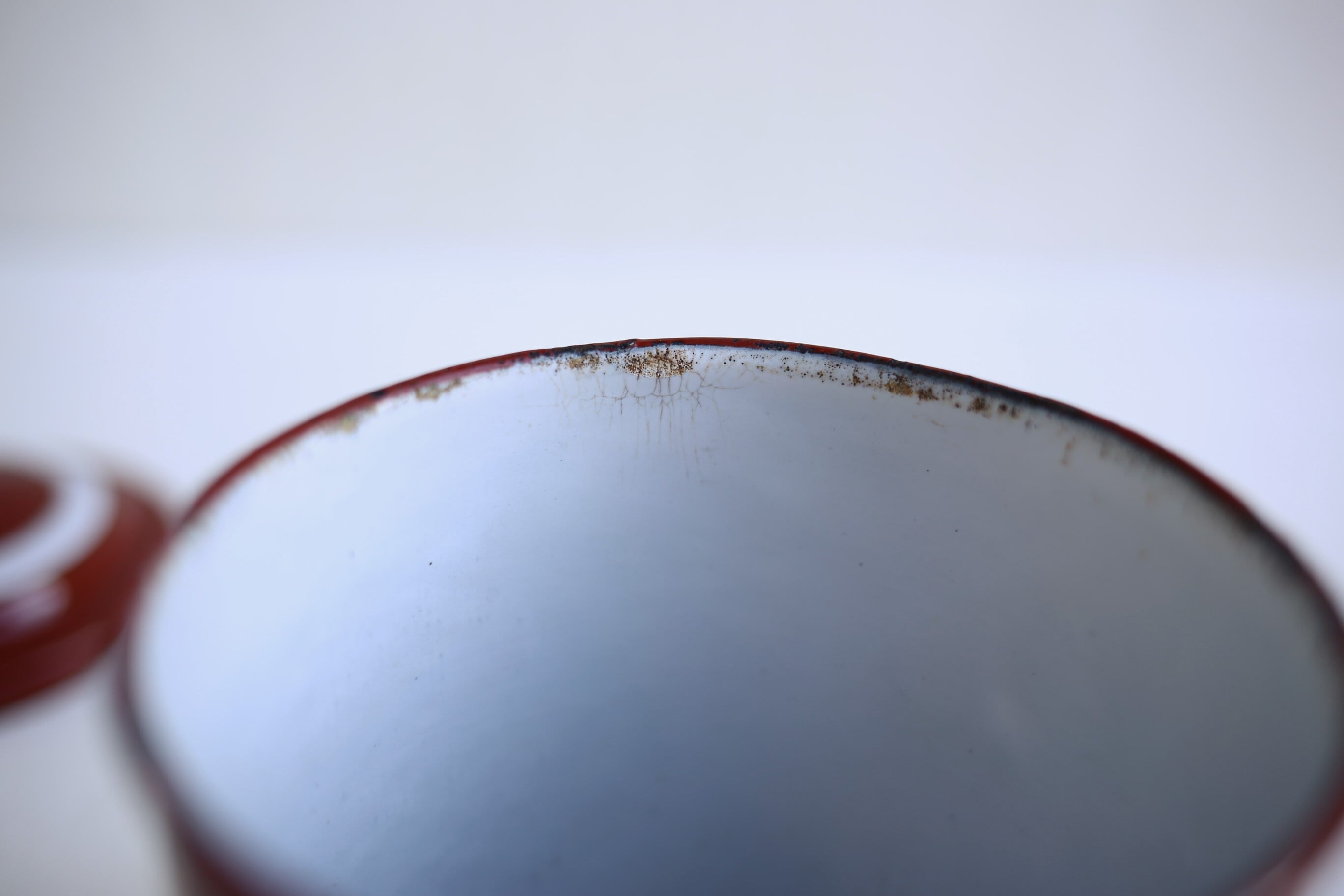 フランス アンティーク ヴィンテージ ホーロー キャニスター ブラウン