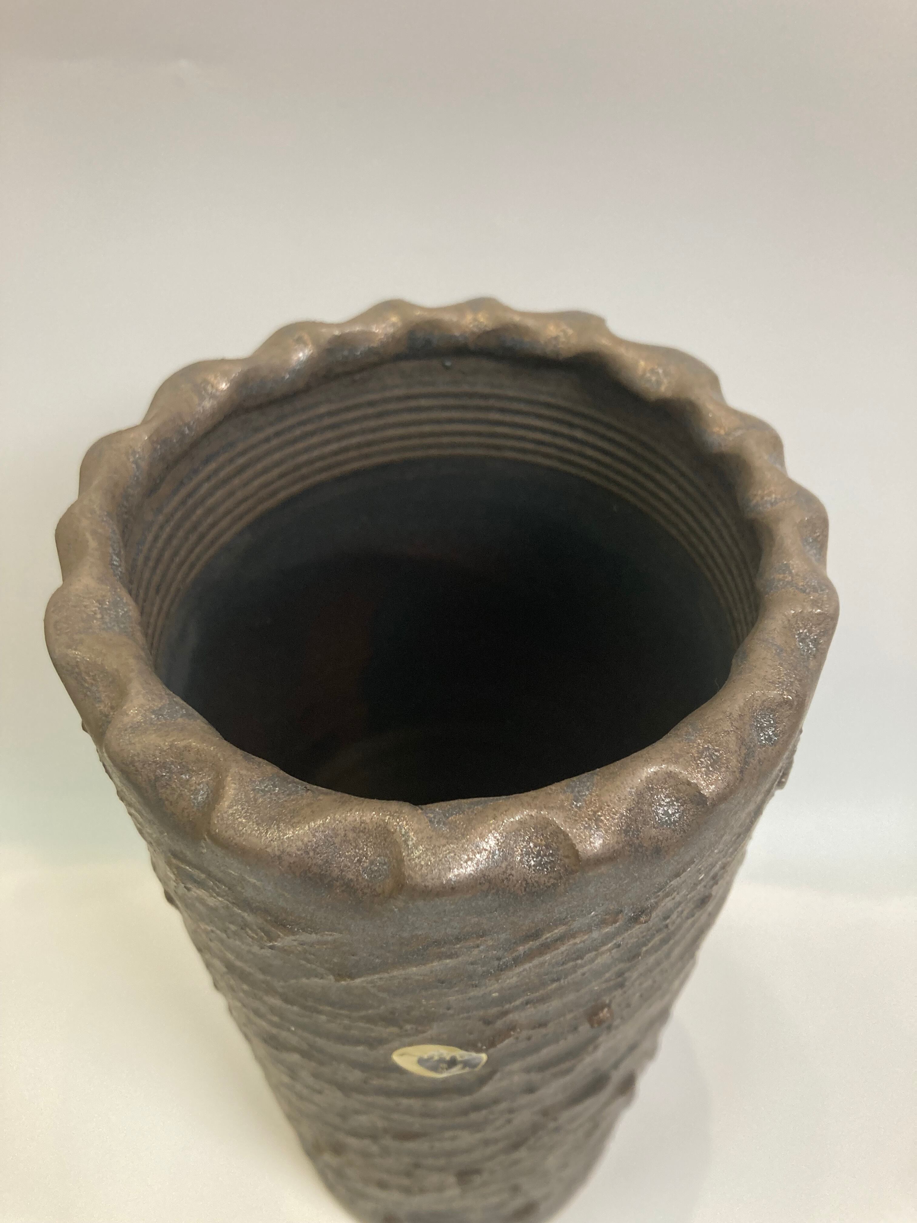 桃山時代の信楽焼の筒花瓶 桃山時代の信楽焼の筒花瓶 【公式通販】